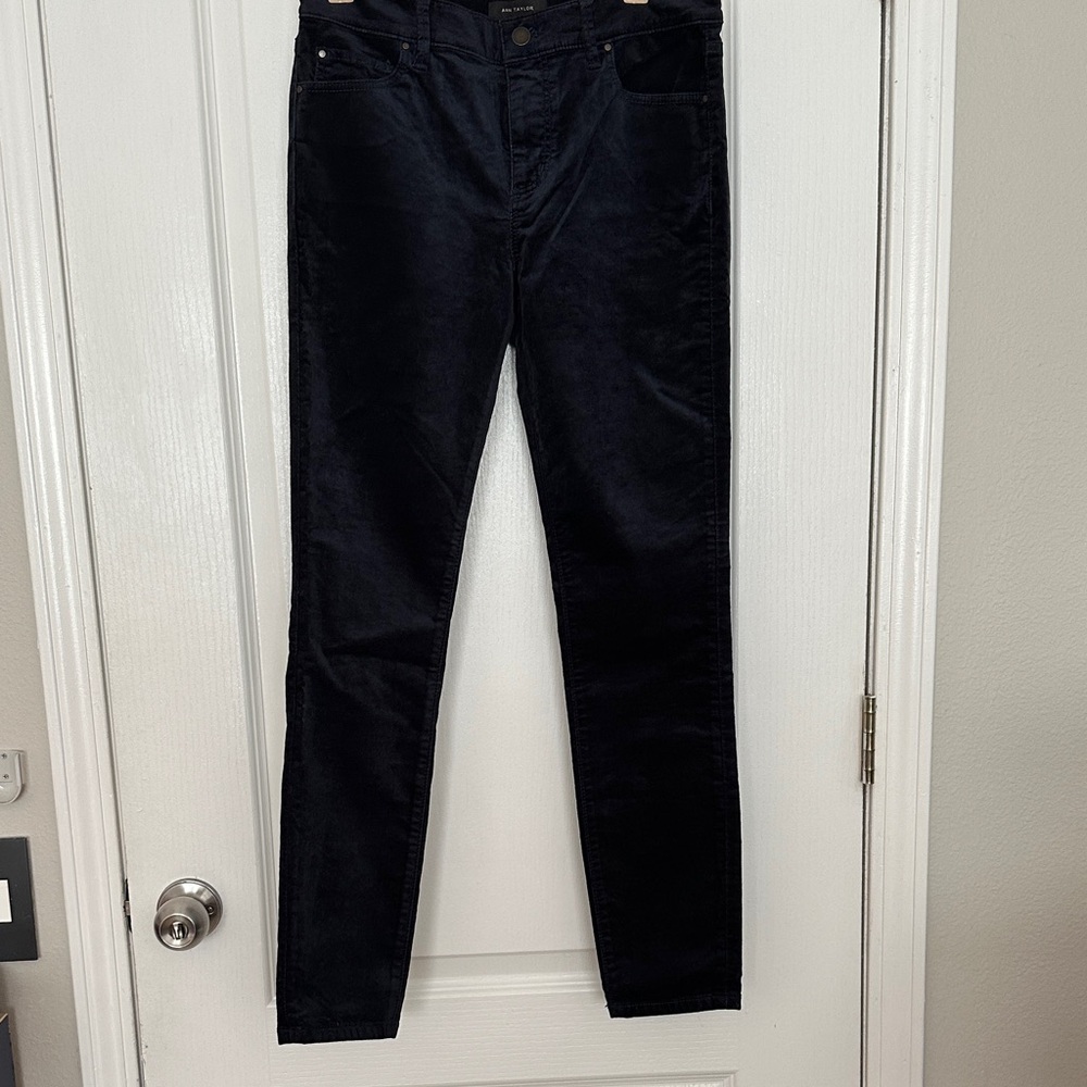 Ann Taylor Navy Corduroy Pants